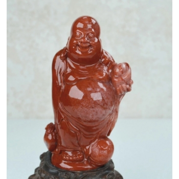 瑰麗脂潤壽山石彌勒佛（L244）