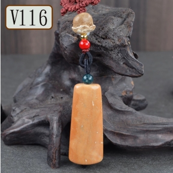 珊瑚舍利長方原礦結合跳出舍利帶法輪（V115/V116）
